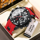 Chronograph Watch Military Quartz Timepiece for Men