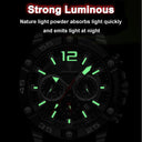 Chronograph Watch Military Quartz Timepiece for Men