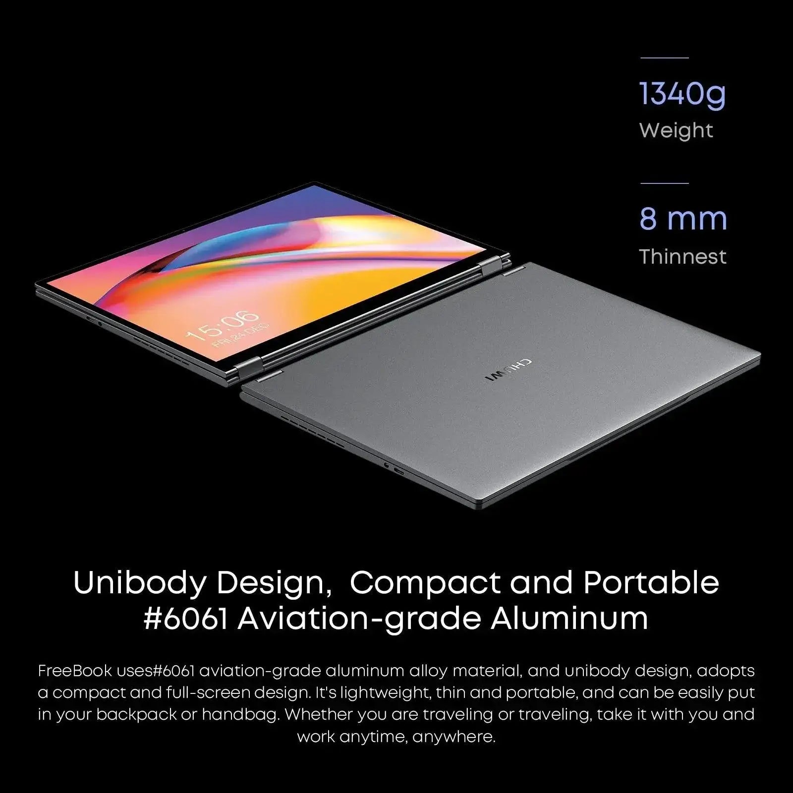 CHUWI FreeBook Two In One Laptop Tablet 13 5 Touch Screen