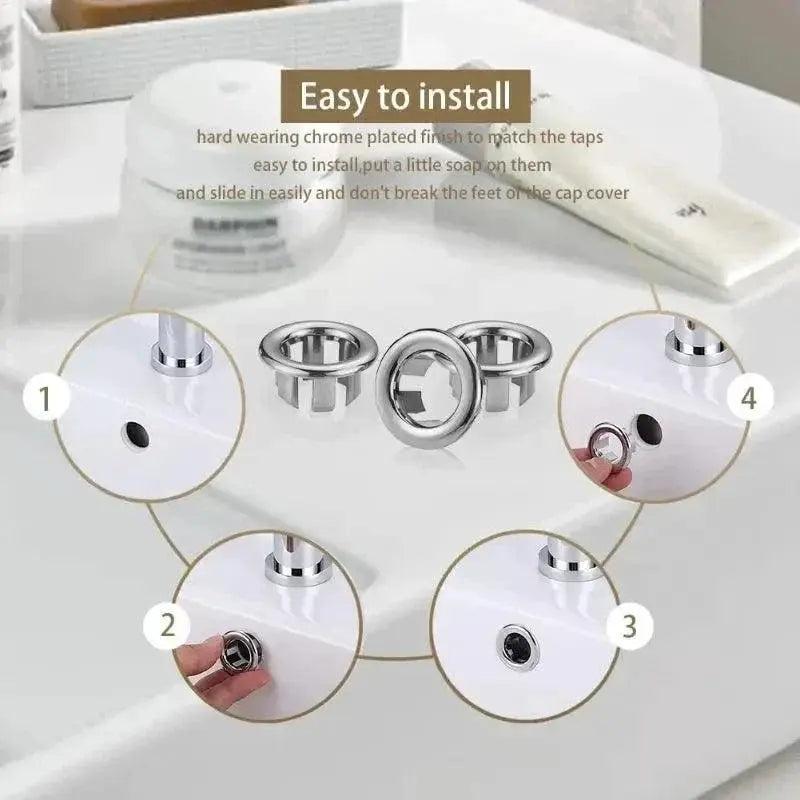 Circular Overflow Drain Cover High Quality Plastic Decor