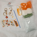Citrus Gardenia Keychain Crochet Material Package DIY Gift