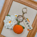 Citrus Gardenia Keychain Crochet Material Package DIY Gift