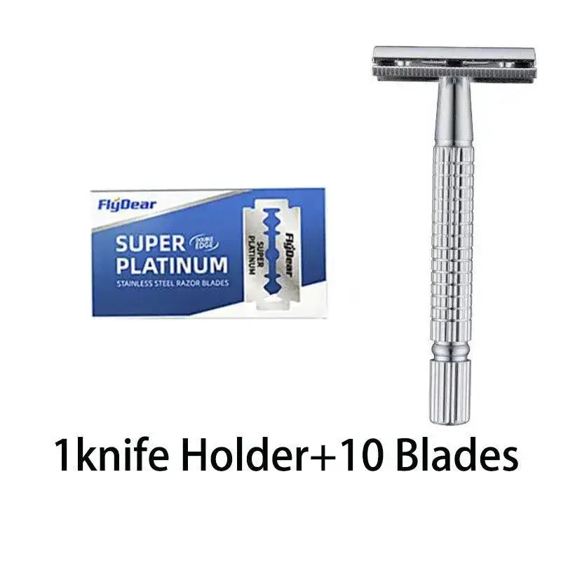 Classic Double Blade Stainless Steel Razor for Shaving