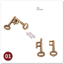 Classic Metal Brain Teaser Puzzle Game Gift For All Ages