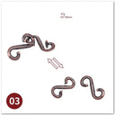 Classic Metal Brain Teaser Puzzle Game Gift For All Ages