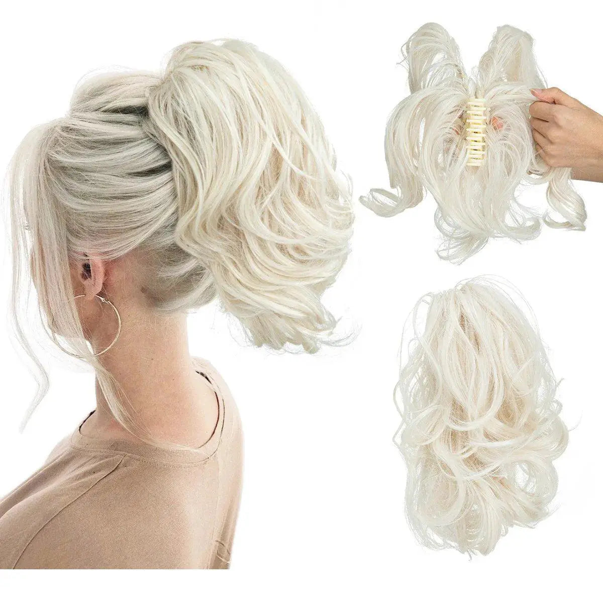 Claw Clip Ponytail Volume for Women — 18 613