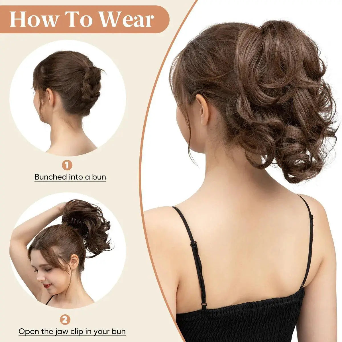 Claw Clip Ponytail Extensions Instant Volume Style Sarla