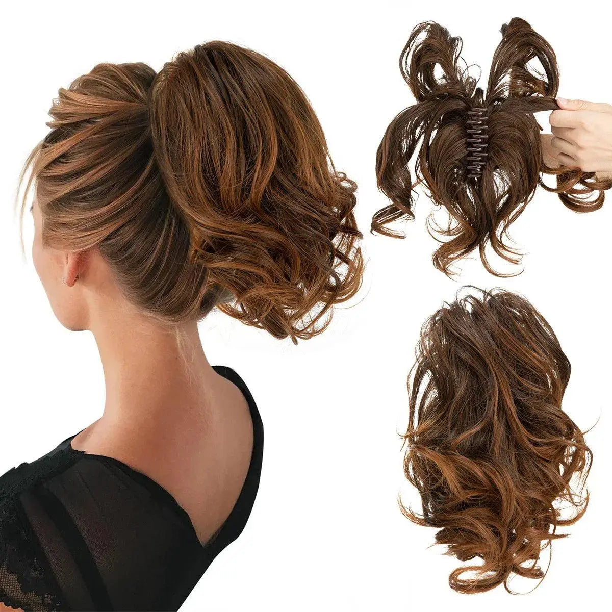 Claw Clip Ponytail Volume for Women — 12H24