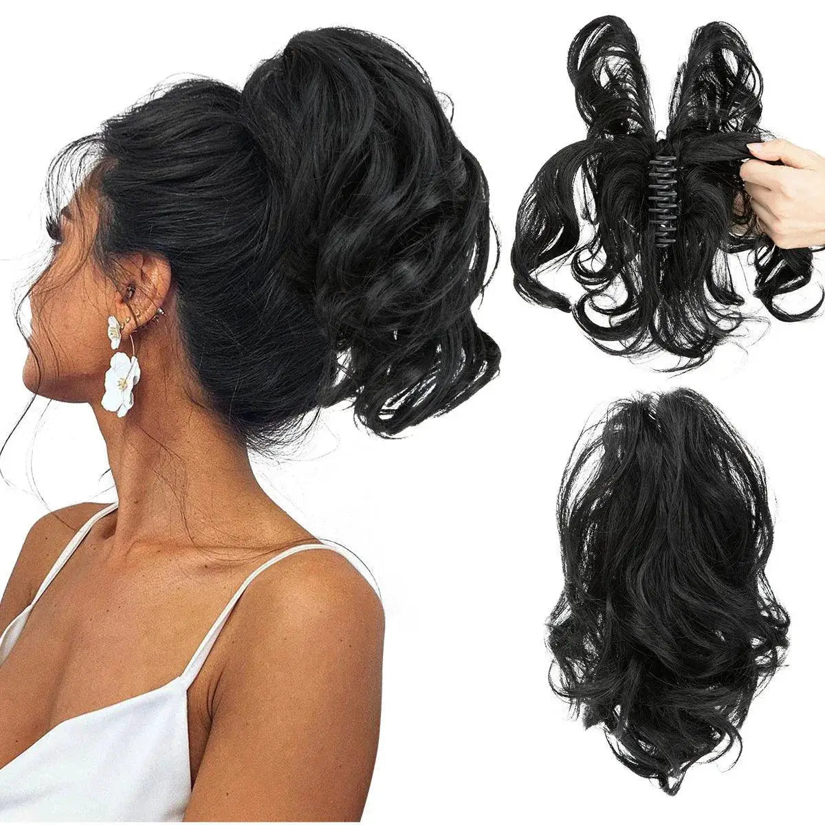 Claw Clip Ponytail Volume for Women — 6H27
