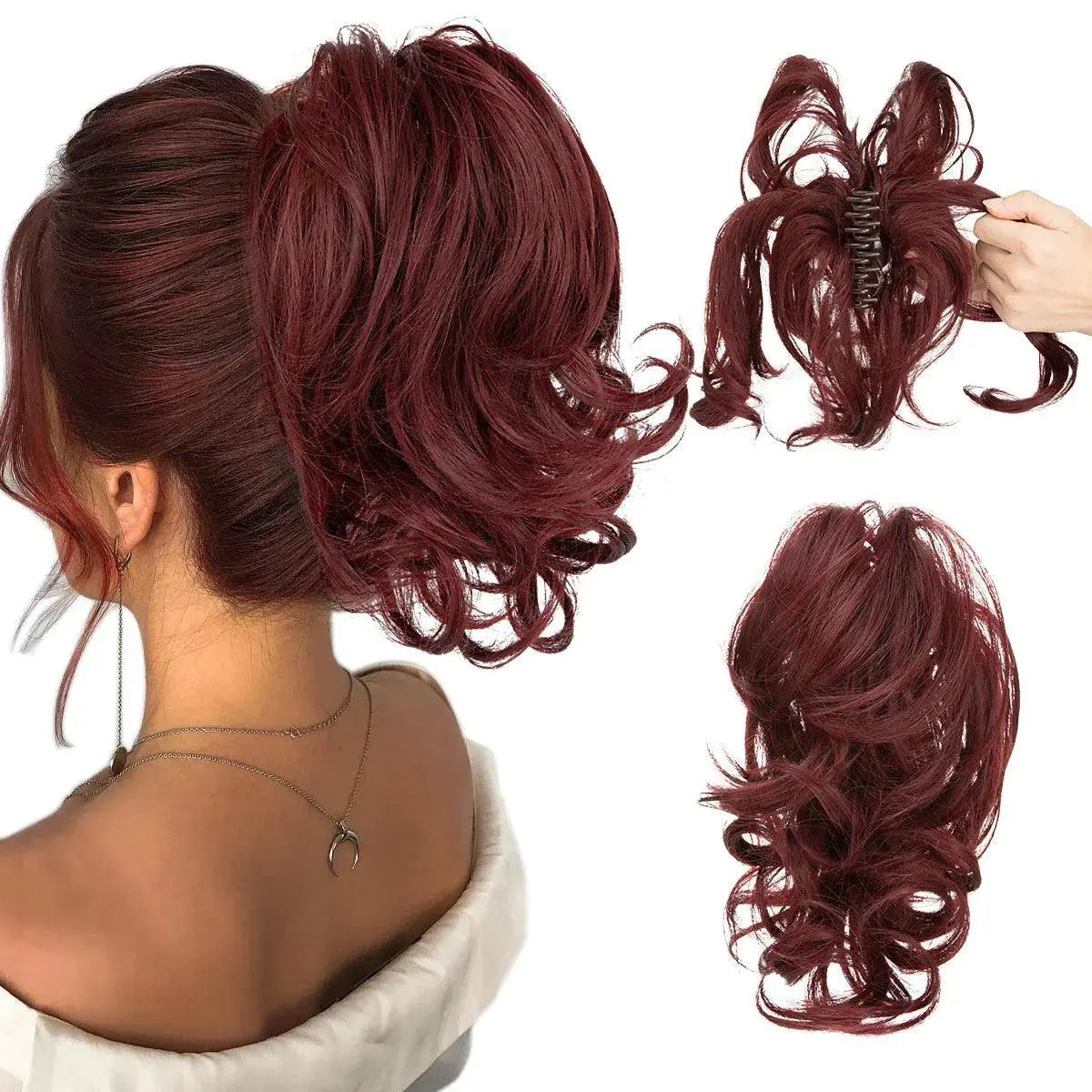 Claw Clip Ponytail Volume for Women — 8