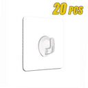 Clear Adhesive Hooks Strong Sticky No Trace Wall Storage