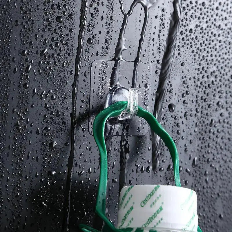 Clear Adhesive Hooks No Trace Wall Storage Strong Hold