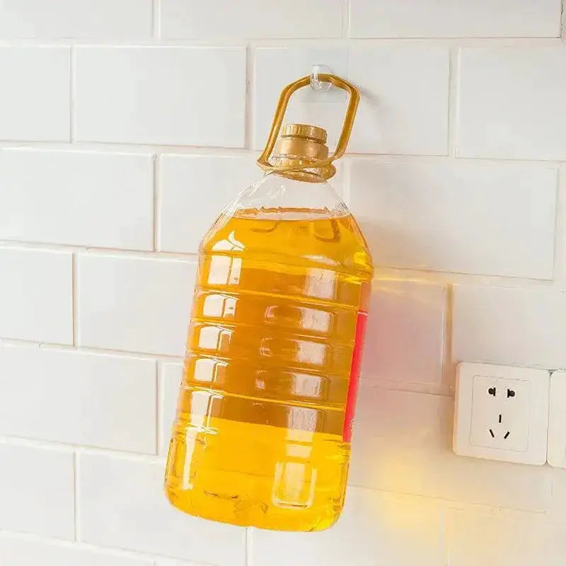 Clear Adhesive Hooks No Trace Wall Storage Strong Hold