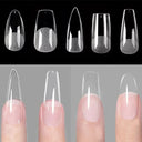 Clear Ballerina Press On Nails Professional Grade Elegance