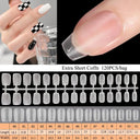 Clear Ballerina Long Press-On Nails: Professional-Grade Elegance