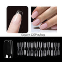 Clear Ballerina Long Press-On Nails: Professional-Grade Elegance