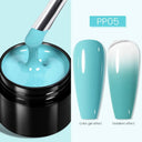 Clear Gel Nail Extension Kit With UV Lamp Cure Needed Set