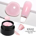 Clear Gel Nail Extension Kit With UV Lamp Cure Needed Set