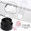 Clear Gel Nail Extension Kit With UV Lamp Cure Needed Set
