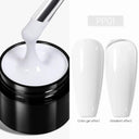 Clear Gel Nail Extension Kit With UV Lamp Cure Needed Set