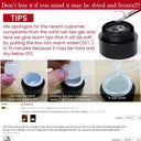 Clear Gel Nail Extension Kit With UV Lamp Cure Needed Set