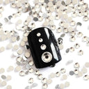 Clear Glass Rhinestones Set for Nail Art and Crafts Kit