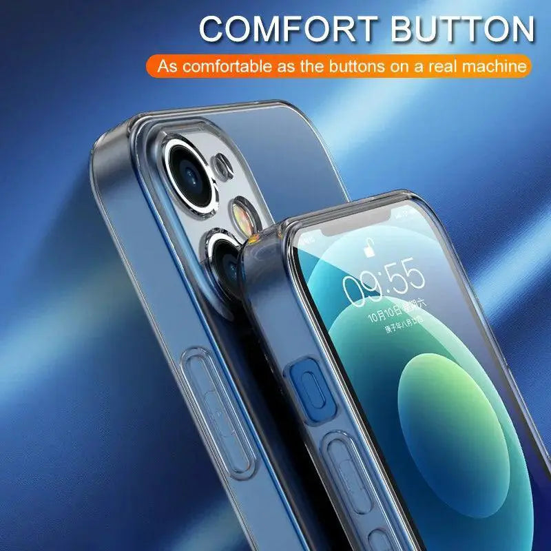 Clear Silicone Phone Case for iPhone 11 12 13 14 15 Pro Max