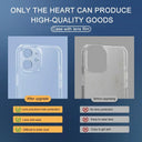 Clear Phone Case For iPhone 11 12 13 14 15 Pro Max Silicone Cover
