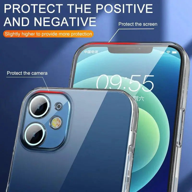 Clear Silicone Phone Case for iPhone 11 12 13 14 15 Pro Max