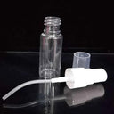 Clear Plastic Perfume Atomizer Spray Bottle Set - Travel Friendly