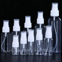 Clear Plastic Perfume Atomizer Spray Bottle Set - Travel Friendly