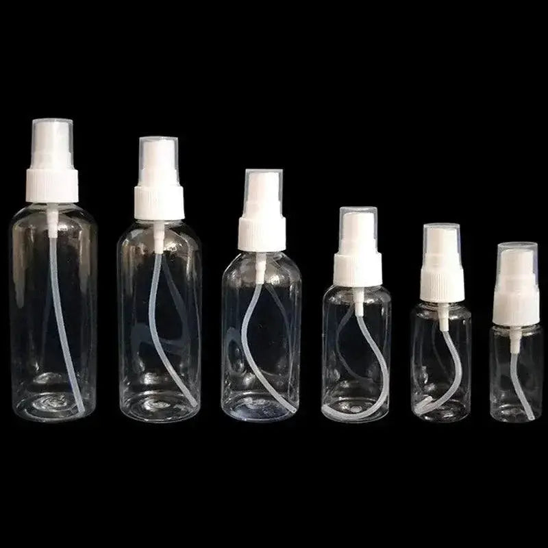 Clear Plastic Perfume Atomizer Set Travel Friendly