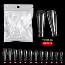 Clear Poly Gel Ballerina Nail Tips - Easy Application Quality