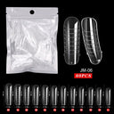 Clear Poly Gel Ballerina Nail Tips - Easy Application Quality