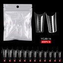 Clear Poly Gel Ballerina Nail Tips - Easy Application Quality