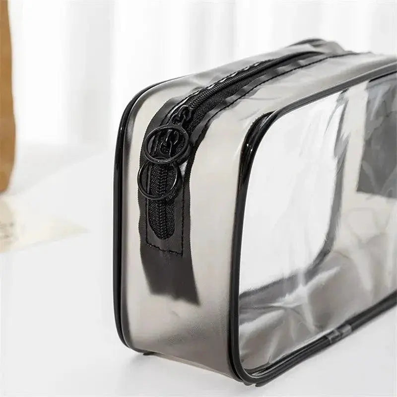 Clear PVC Cosmetic Bag Transparent Travel Makeup Organizer