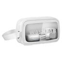 Clear PVC Cosmetic Bag Elegant Transparent Travel Makeup Organizer