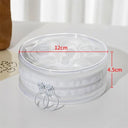 Clear PVC Cosmetic Bag Elegant Transparent Travel Makeup Organizer