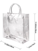 Clear PVC Gift Bags With Handles 20 Count Reusable Party Favor Bags For Birthday