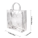 Clear PVC Gift Bags With Handles 20 Count Reusable Party Favor Bags For Birthday
