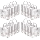 Clear PVC Gift Bags With Handles 20 Count Reusable Party Favor Bags For Birthday