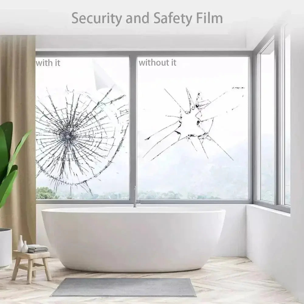 Clear Safety Window Film for Glass Protection and Security