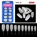 Clear T-Shaped False Nails Kit for Easy At Home Manicure
