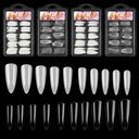 Clear T-Shaped False Nails Kit for Easy At Home Manicure