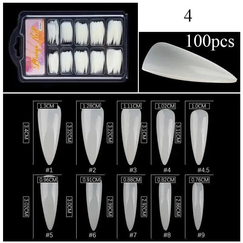 Clear T Shaped False Nails Kit For Easy At Home Manicure