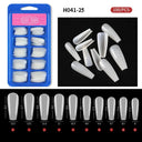 Clear T-Shaped False Nails Kit for Easy At Home Manicure