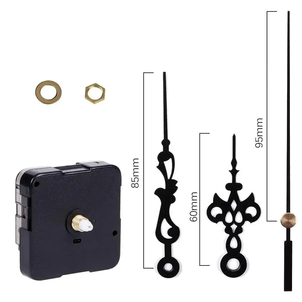 Clock Repair Parts DIY Silent Quartz Movement Kit Pro Bundle