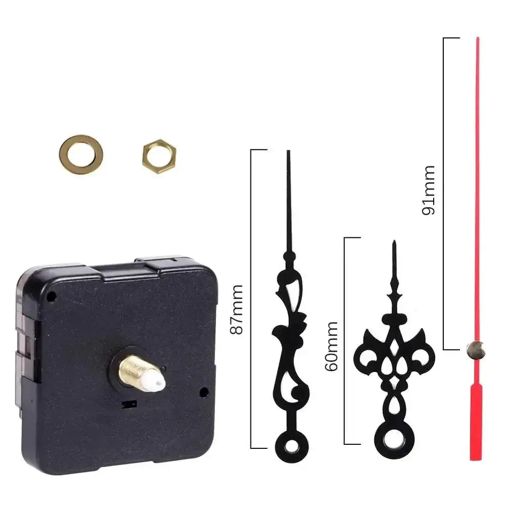 Clock Repair Parts DIY Silent Quartz Movement Kit Pro Bundle