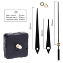 Clock Mechanism Repair Parts DIY Silent Quartz Movement Set