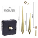 Clock Mechanism Repair Parts DIY Silent Quartz Movement Set